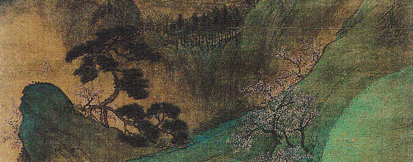 嘉德通訊119期·拍場(chǎng)擷珍  憶昔入桃源 萬(wàn)古仙家趣——乾隆御制 青花夾洋彩通景“桃花源”圖雙耳活環(huán)大瓶