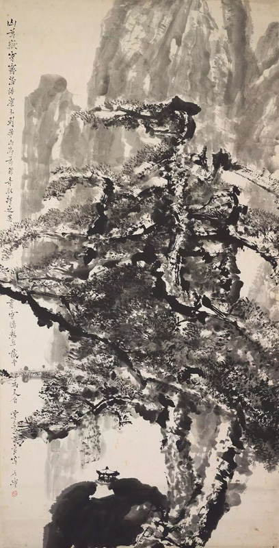 中國嘉德2017秋拍精品預覽 | 華山真豪杰，皓雪騰熱血 | 石魯致馬良《山岳雪霽圖》