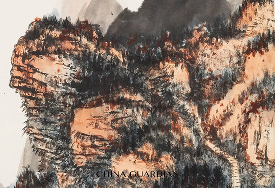 中國(guó)嘉德2018秋拍精品導(dǎo)覽 | 幽翠清靄，爽籟蒼莽：張大千盛年佳構(gòu)《擬石溪秋林清靄》