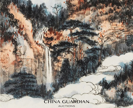 中國(guó)嘉德2018秋拍精品導(dǎo)覽 | 幽翠清靄，爽籟蒼莽：張大千盛年佳構(gòu)《擬石溪秋林清靄》