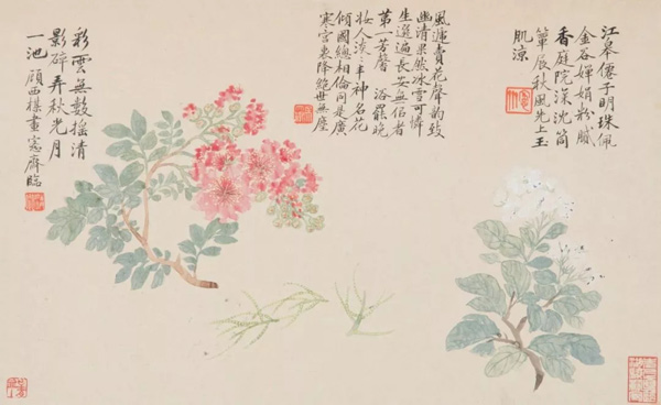 中國(guó)嘉德2018春拍精品導(dǎo)覽 | 潤(rùn)聚金碧氣，清無沙土痕 ——吳大澂《山水》《花卉》冊(cè)