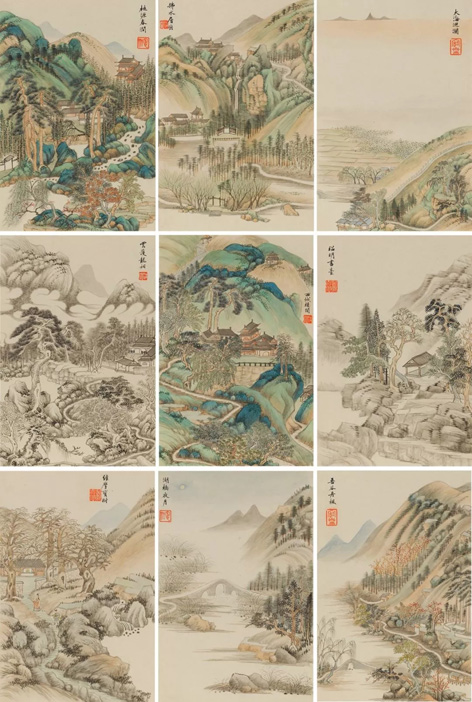 中國(guó)嘉德2018春拍精品導(dǎo)覽 | 潤(rùn)聚金碧氣，清無沙土痕 ——吳大澂《山水》《花卉》冊(cè)