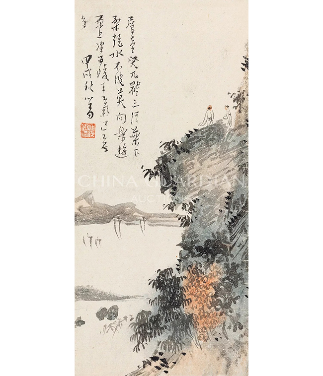 中國嘉德2019春拍精品導(dǎo)覽 | 縮天移地 掌上嘉珍—梅潔樓藏溥心畬秋景山水冊(cè)