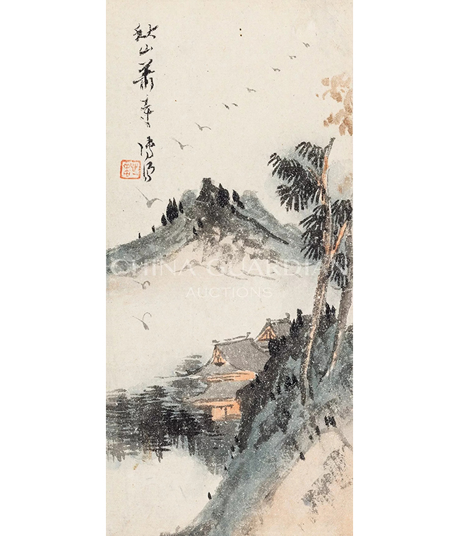 中國嘉德2019春拍精品導(dǎo)覽 | 縮天移地 掌上嘉珍—梅潔樓藏溥心畬秋景山水冊(cè)