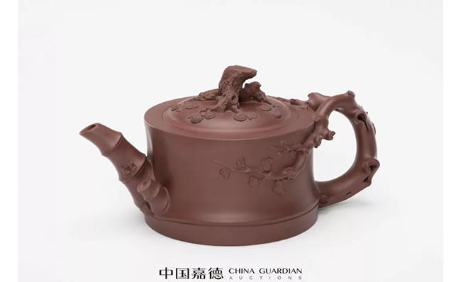 中國(guó)嘉德2019春拍精品導(dǎo)覽 | 拍賣市場(chǎng)上首見的顧景舟制綠泥合菱壺