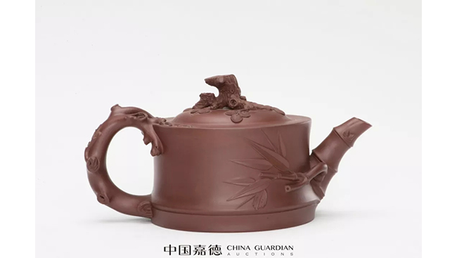 中國(guó)嘉德2019春拍精品導(dǎo)覽 | 拍賣市場(chǎng)上首見的顧景舟制綠泥合菱壺