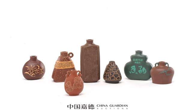 中國(guó)嘉德2019春拍精品導(dǎo)覽 | 拍賣市場(chǎng)上首見的顧景舟制綠泥合菱壺