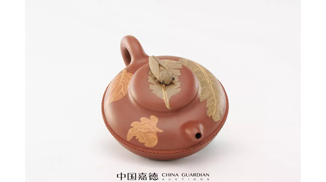 中國(guó)嘉德2019春拍精品導(dǎo)覽 | 拍賣市場(chǎng)上首見的顧景舟制綠泥合菱壺