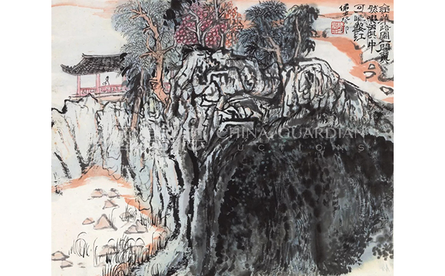 中國嘉德2019春拍精品導(dǎo)覽 | 氤氳沉郁，氣象萬千——陸儼少致劉旦宅《山水冊》