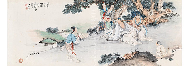 中國嘉德2019春拍精品導(dǎo)覽 | 五侯鯖 千腋裘——齊白石、張大千、黃賓虹等《壬午集畫卷》