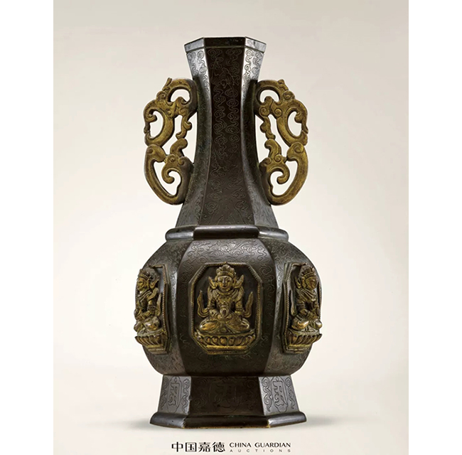 中國(guó)嘉德2019春拍精品導(dǎo)覽 | 罕見(jiàn)明永樂(lè)宮廷銅鎏金摧破金剛像