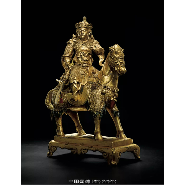 中國(guó)嘉德2019春拍精品導(dǎo)覽 | 罕見(jiàn)明永樂(lè)宮廷銅鎏金摧破金剛像