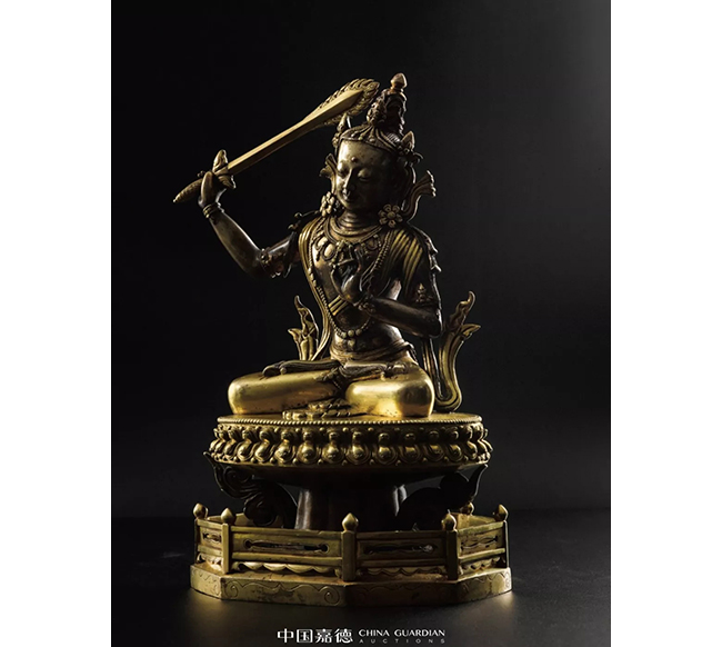 中國(guó)嘉德2019春拍精品導(dǎo)覽 | 罕見(jiàn)明永樂(lè)宮廷銅鎏金摧破金剛像