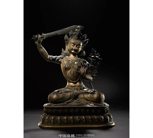 中國(guó)嘉德2019春拍精品導(dǎo)覽 | 罕見(jiàn)明永樂(lè)宮廷銅鎏金摧破金剛像