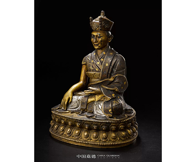 中國(guó)嘉德2019秋拍 | 稀世珍藏-罕見四世噶瑪巴像