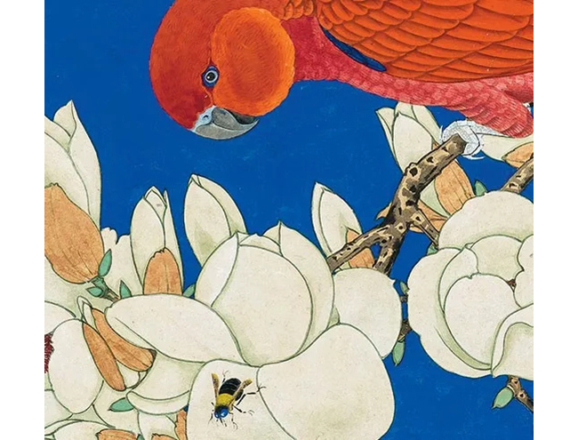 中國(guó)嘉德2019秋拍 | 精麗堂皇，雍容華貴：于非闇《玉蘭鸚哥圖》