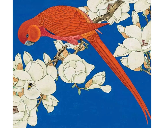 中國(guó)嘉德2019秋拍 | 精麗堂皇，雍容華貴：于非闇《玉蘭鸚哥圖》