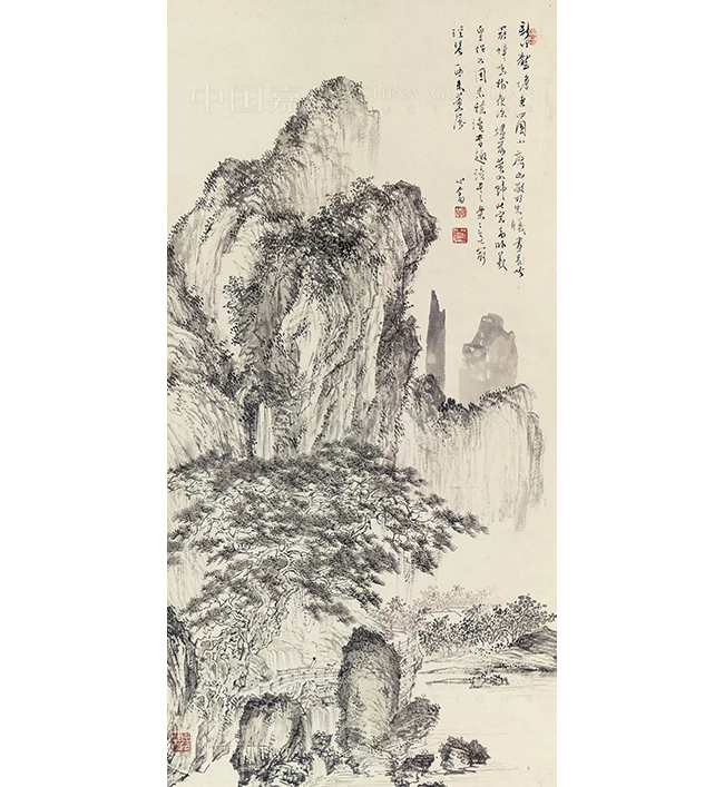 中國嘉德2019秋拍 | 讀書之樂四時有 江山為助筆縱橫——溥儒《四時山水》