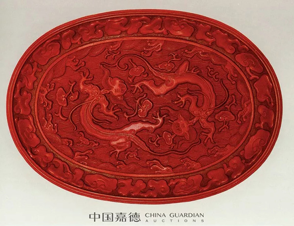 中國(guó)嘉德2019秋拍 |  明代紫檀木雕虬龍夔鳳紋筆筒|《清雋明朗-明清古典家具精品》專場(chǎng)