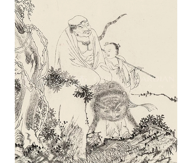 中國嘉德2019秋拍 |  羲皇遠(yuǎn)接梵隆筆 腕底白描寫神佛—溥儒《十八羅漢卷》