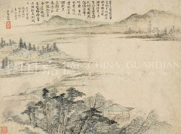 中國嘉德2019秋拍 |  大觀古書畫夜場之十七世紀(jì)“黃山畫派”專題