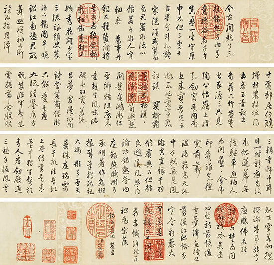 各專場異彩紛呈！李可染1.265億元《千巖競秀萬壑爭流圖》閃耀大觀夜