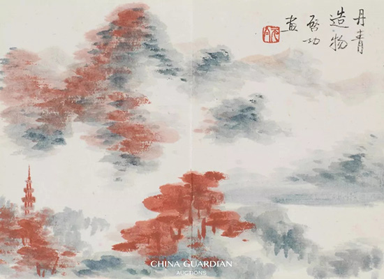 中國嘉德2018秋拍精品導覽 | 舉似賞音 丹青逸興——啟功先生《書畫秘冊》