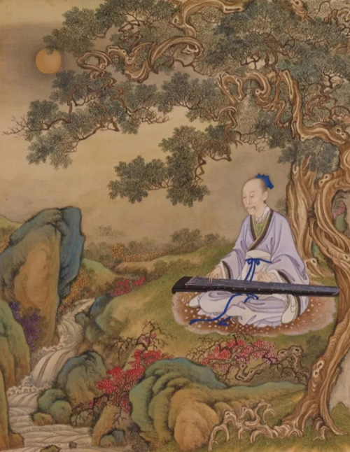 中國(guó)嘉德2018春拍精品導(dǎo)覽 | 耕讀傳家久 詩書繼世長(zhǎng) ——清乾隆 青花耕讀圖膽式瓶賞析