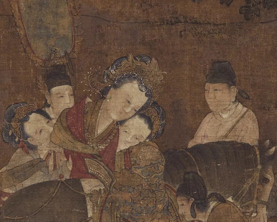 中國嘉德2018春拍精品導覽 | 春風院內(nèi)奏笙歌 妃子攀鞍轉(zhuǎn)曉波——《太真上馬圖》