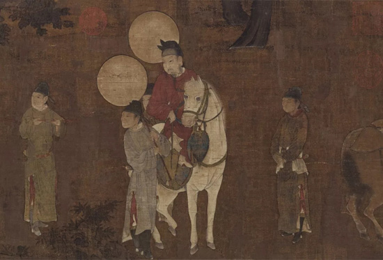 中國嘉德2018春拍精品導覽 | 春風院內(nèi)奏笙歌 妃子攀鞍轉(zhuǎn)曉波——《太真上馬圖》