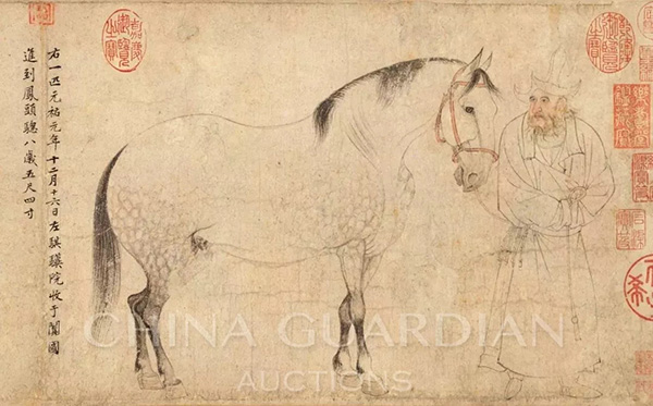 中國嘉德2019春拍精品導(dǎo)覽 | 天閑法度 院體圭杲——于非闇《五馬圖》、《照夜白》合卷